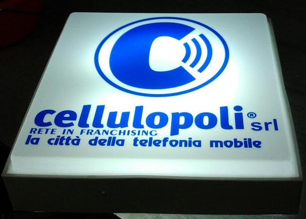 INSEGNA TERMOFORMATA CELLULOPOLI