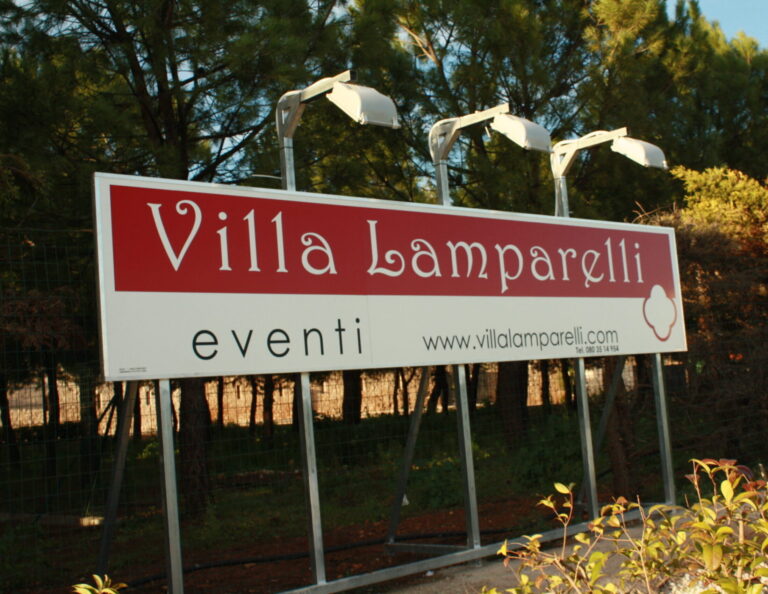 targa VILLA-LAMPARELLI  www-soluzionipubblicitarie.com  by GVD